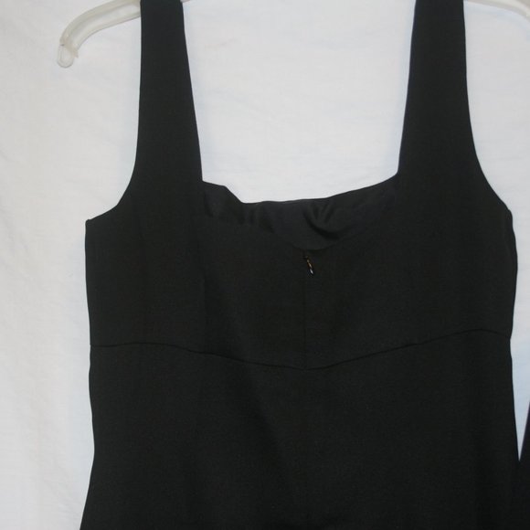 Long Black Gown with Embroidery & Matching Jacket - Picture 6 of 9